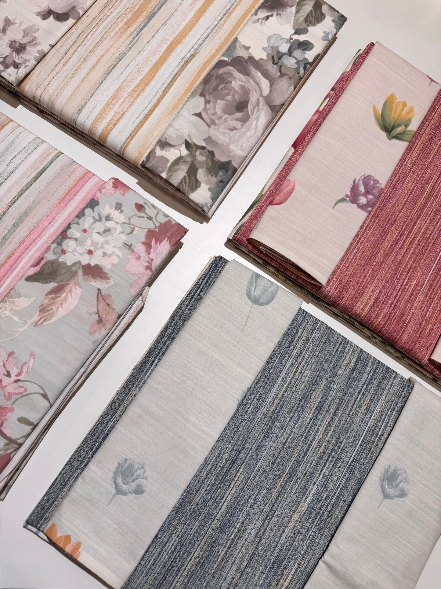 Completo letto fiori mix