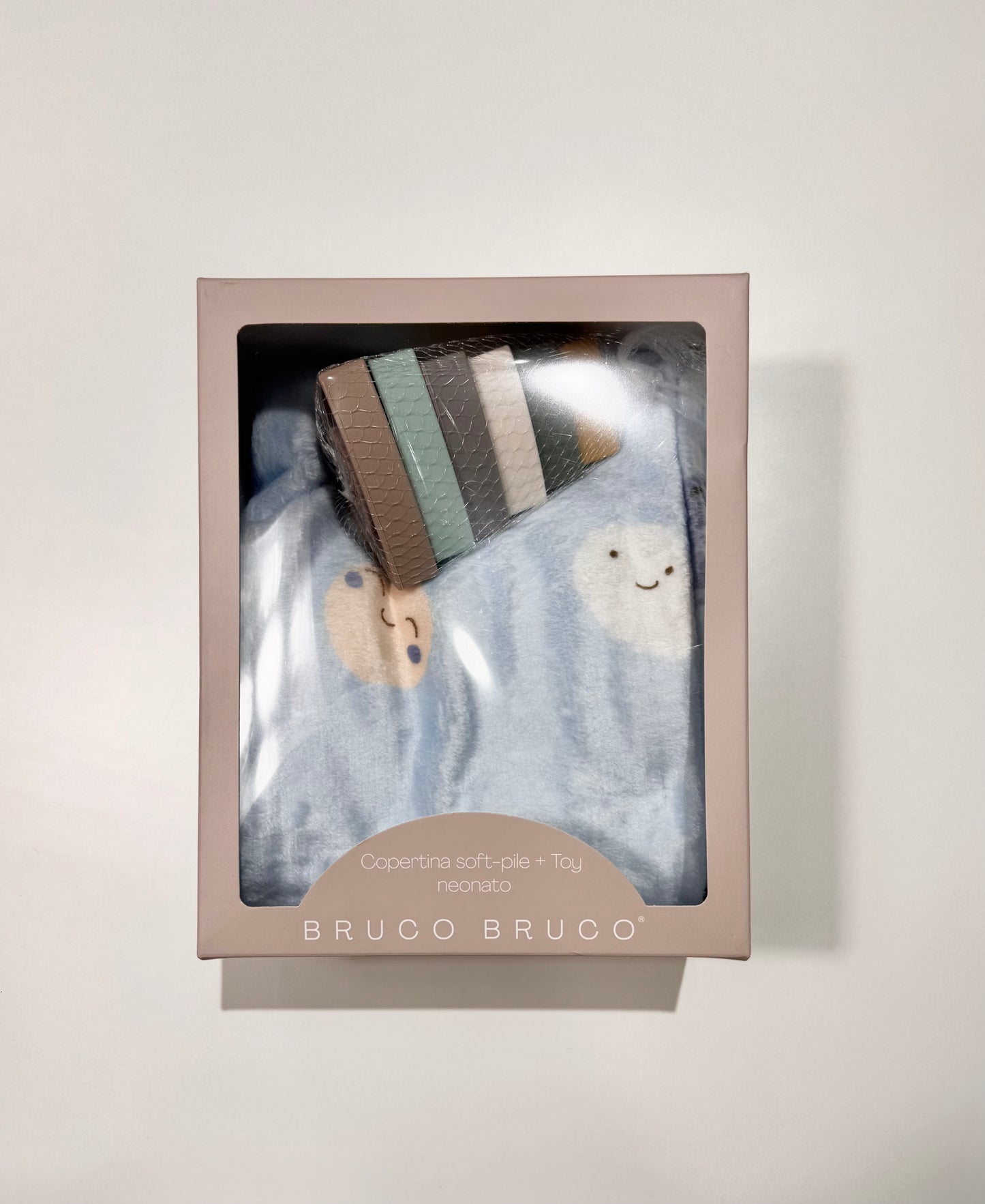 Copertina bruco + toy neonato