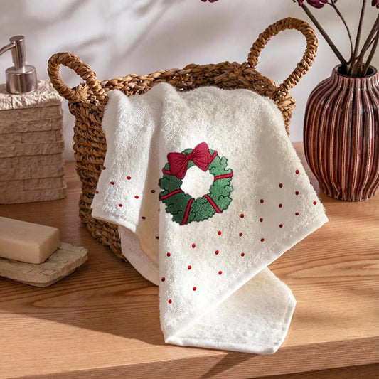 OSPITE E VISO GHIRLANDA NATALIZIA