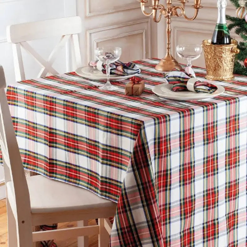 TOVAGLIA NATALIZIA TARTAN TOVAGLIOLI